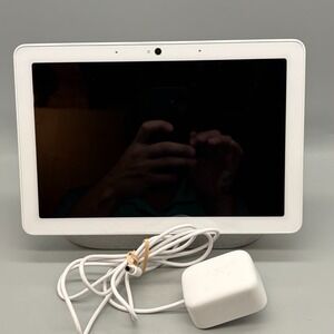 Google Nest Hub Max (H2A) & Power Cord - Chalk
